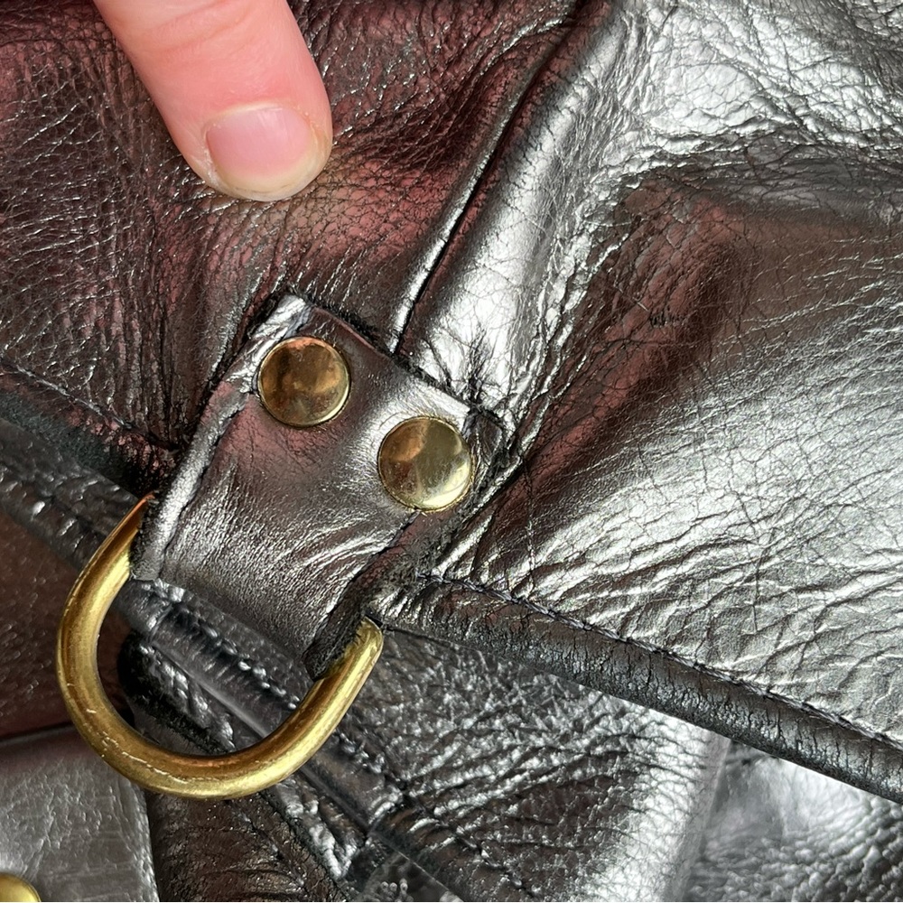 Clare V silver messenger bag - Picture 7 of 15